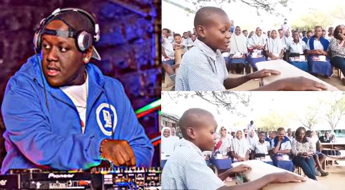 Celebrity DJ Asks Social Media Users to Help Find Talented School Boy Who Used His Mouth and Desk to act as Disc Jockey
