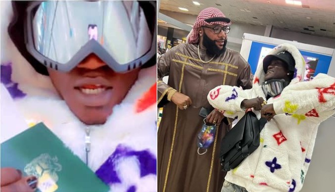London Boy – Singer, Portable Celebrates as He Travels with E-Money to UK