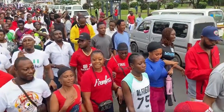 Calabar Solidarity Fitness Walk For Peter Obi and Labour Party (Pictures and video) 