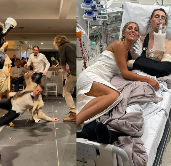 Groom Ends up in Hospital on Wedding Night after Suffering Horrific Injuries While Trying to Show Bride How Much He Loves Her 